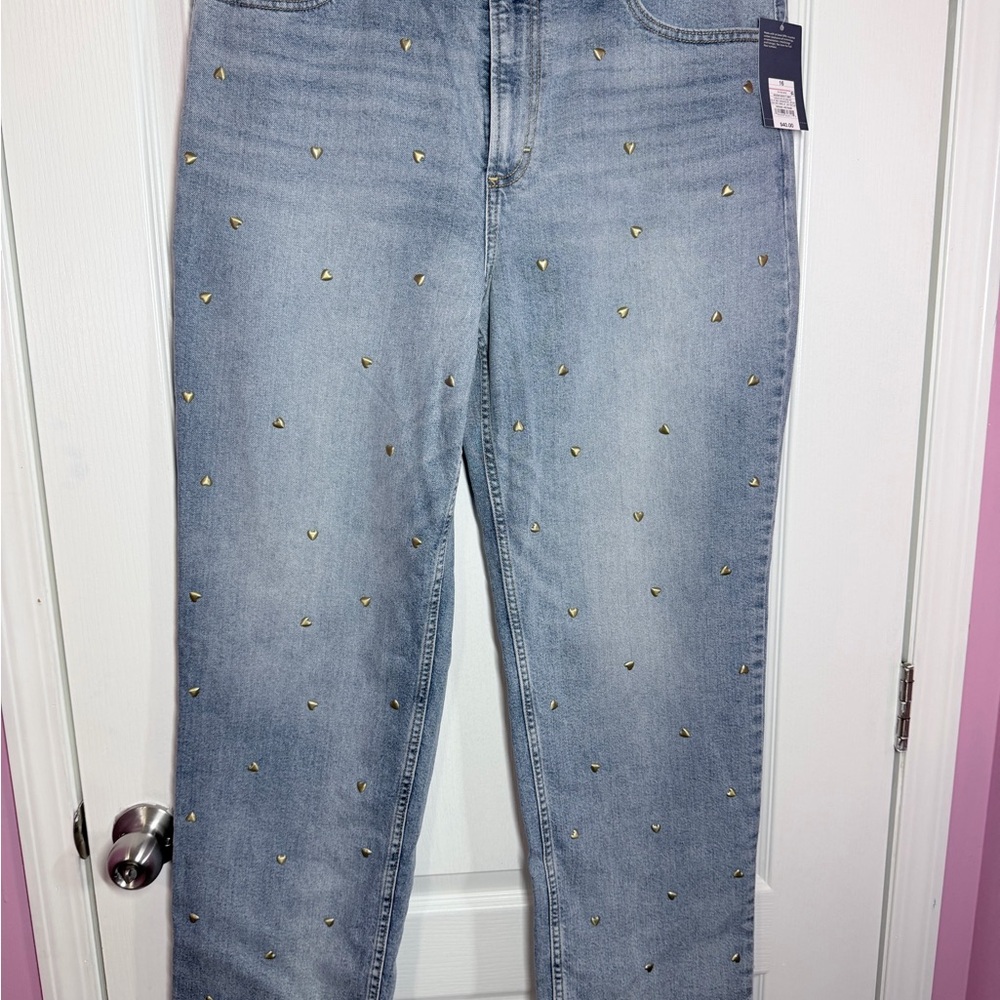 💙Universal Thread Light Blue Jeans with Gold Details